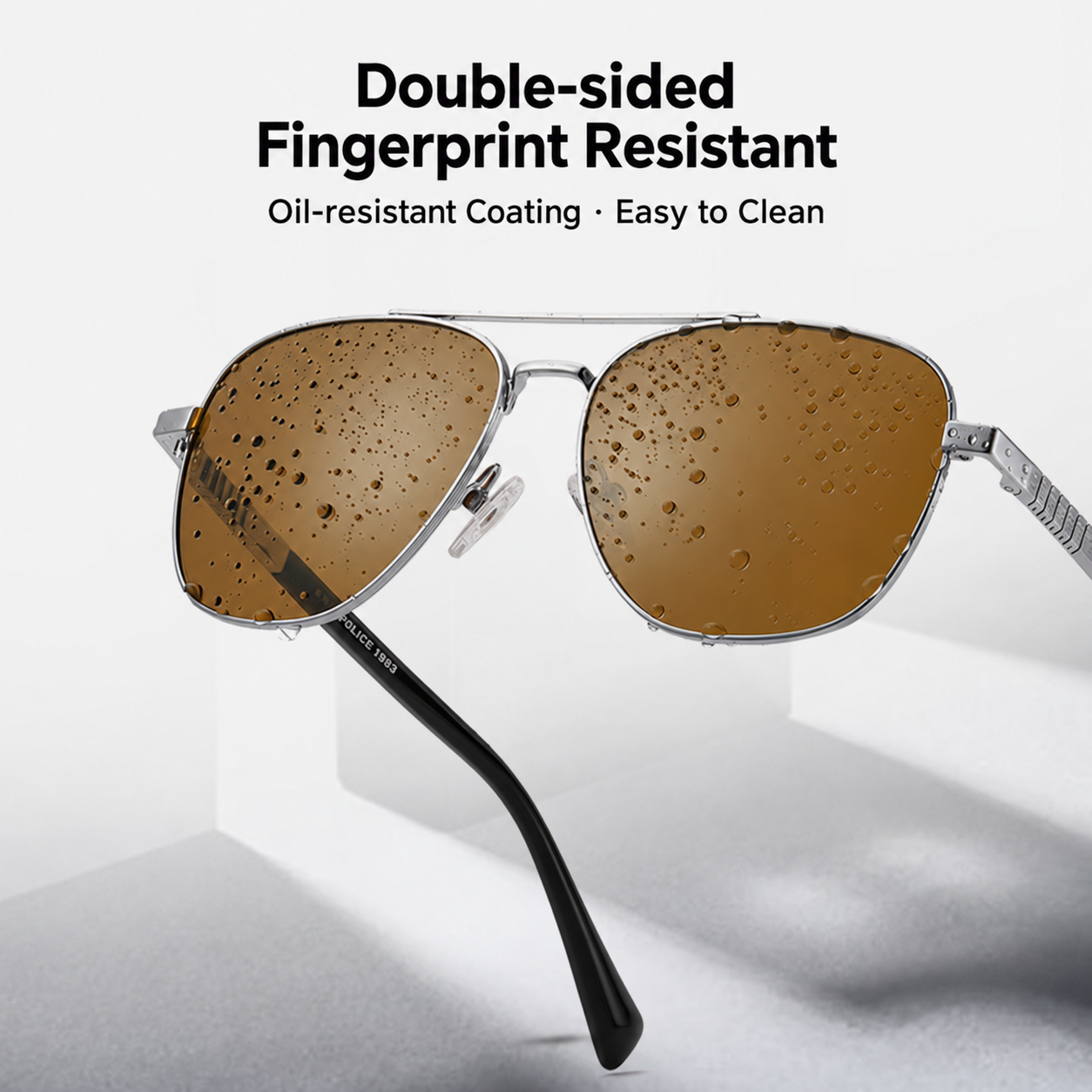 Eyeao Aviator Titanium Sunglasses S19201