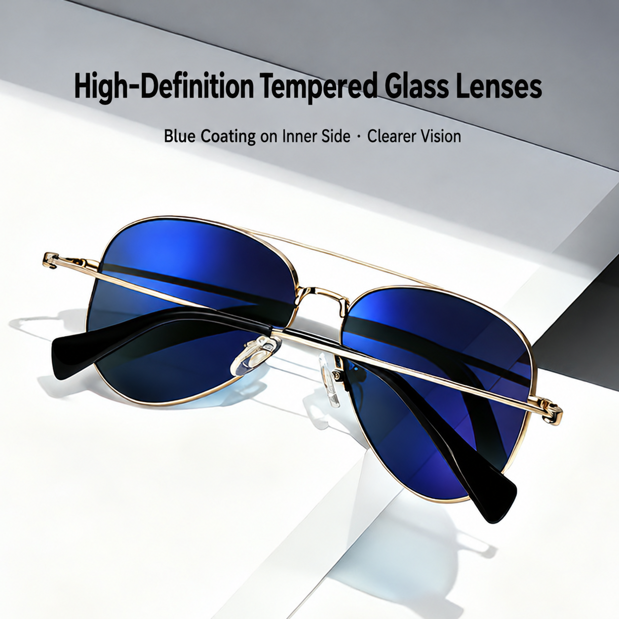 Eyeao Aviator Titanium Sunglasses S19204