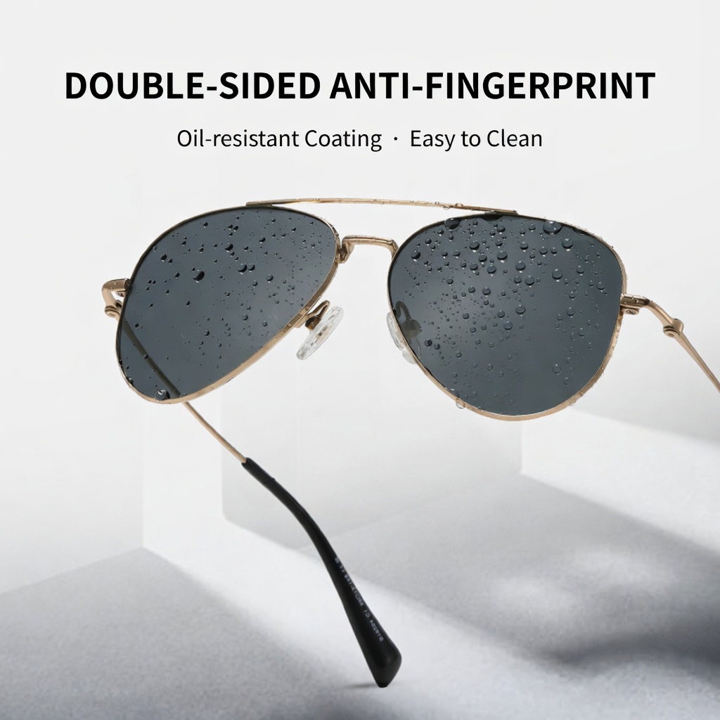 Eyeao Aviator Titanium Sunglasses S19204