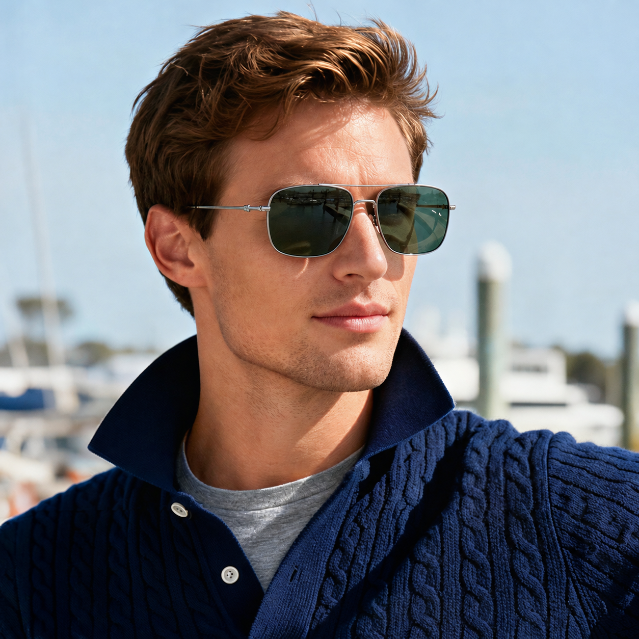 Eyeao Titanium Sunglasses S19205