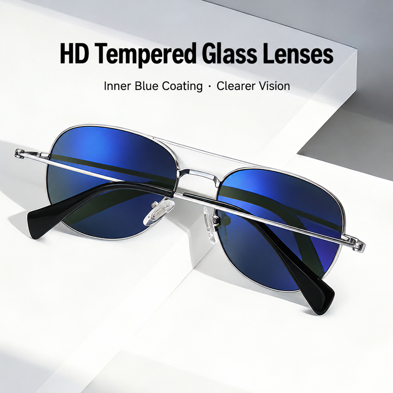 Eyeao Titanium Blue light blocking Sunglasses S19206