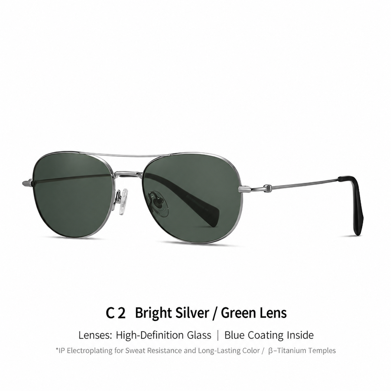 Eyeao Titanium Blue light blocking Sunglasses S19206