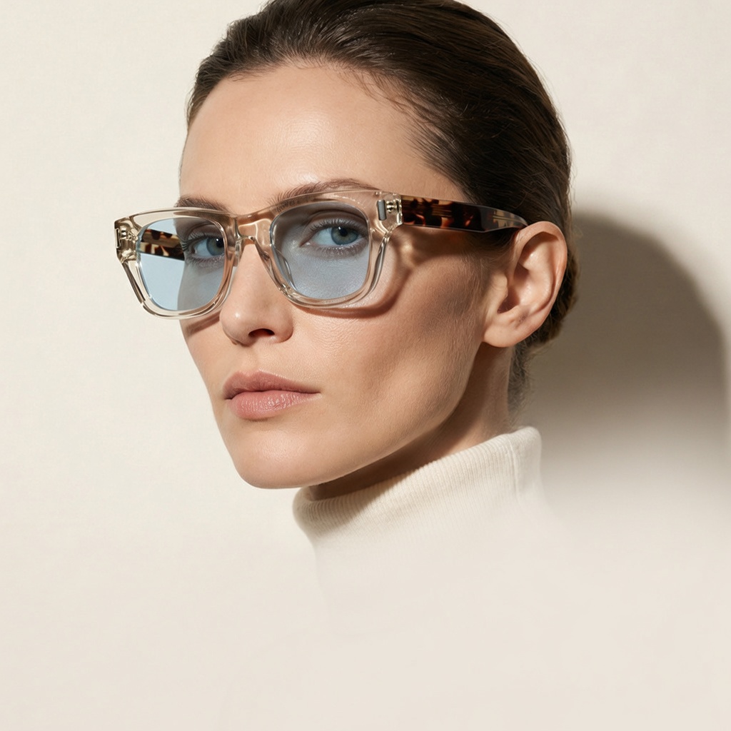 Eyeao Square Acetate Sunglasses S32234