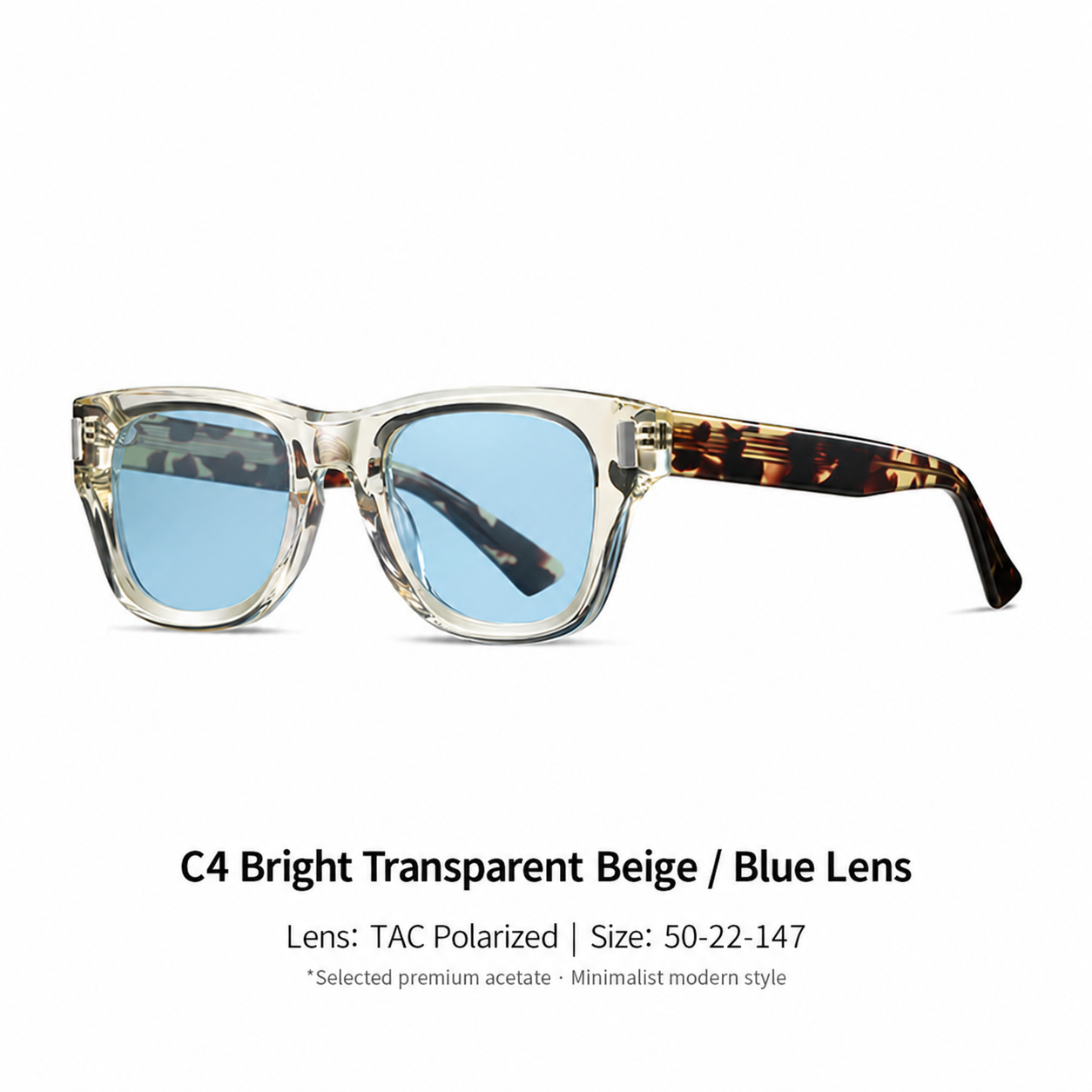 Eyeao Square Acetate Sunglasses S32234