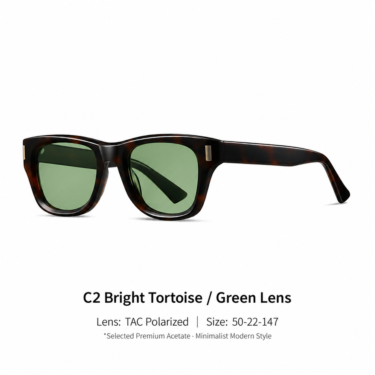 Eyeao Square Acetate Sunglasses S32234