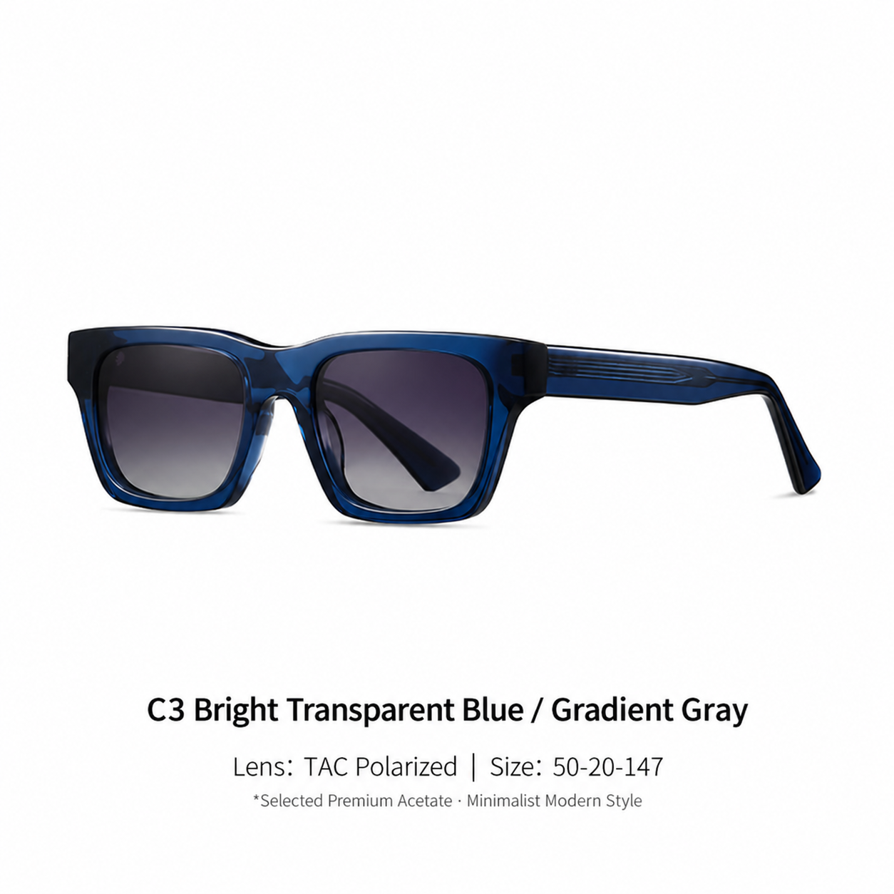 Eyeao Square Acetate UV400 Sunglasses S32240
