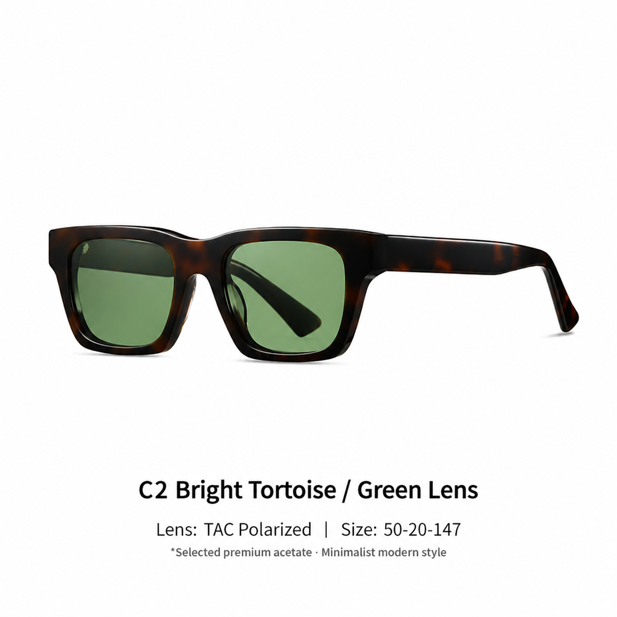 Eyeao Square Acetate UV400 Sunglasses S32240