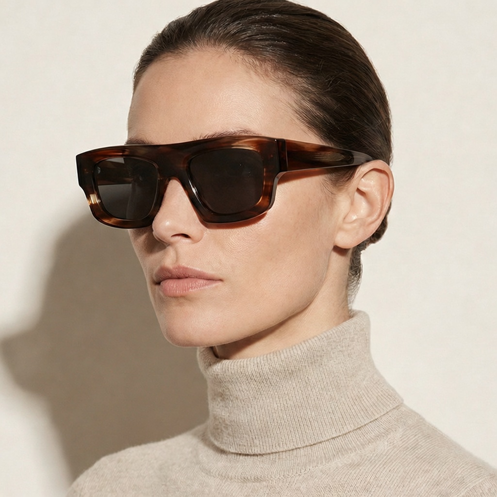 Eyeao Polygon Acetate UV400 Sunglasses S32236
