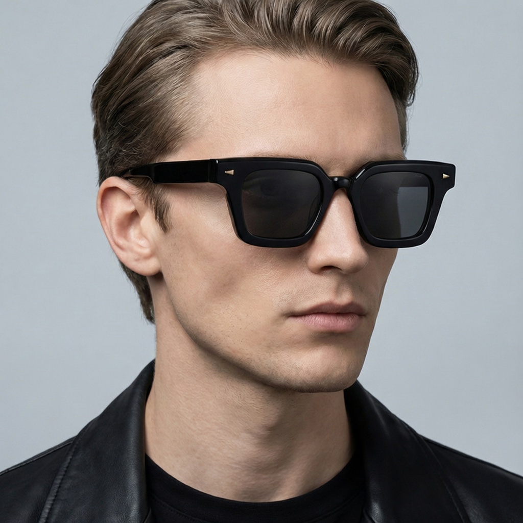 Eyeao Square Acetate Polarized Sunglasses S32244