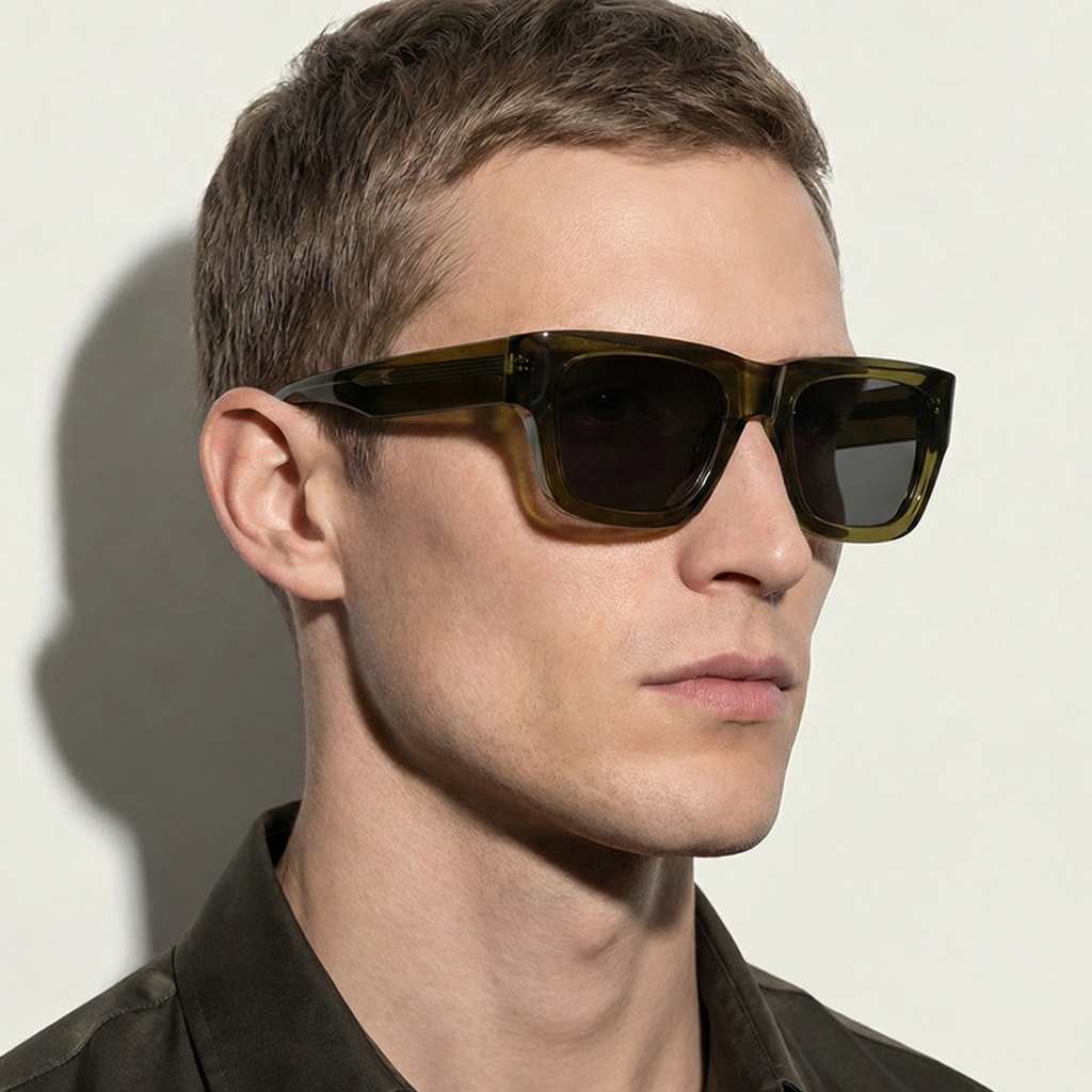 Eyeao Square Acetate Sunglasses S32245