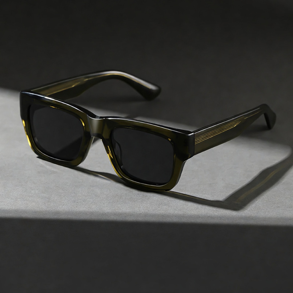 Eyeao Square Acetate Sunglasses S32245
