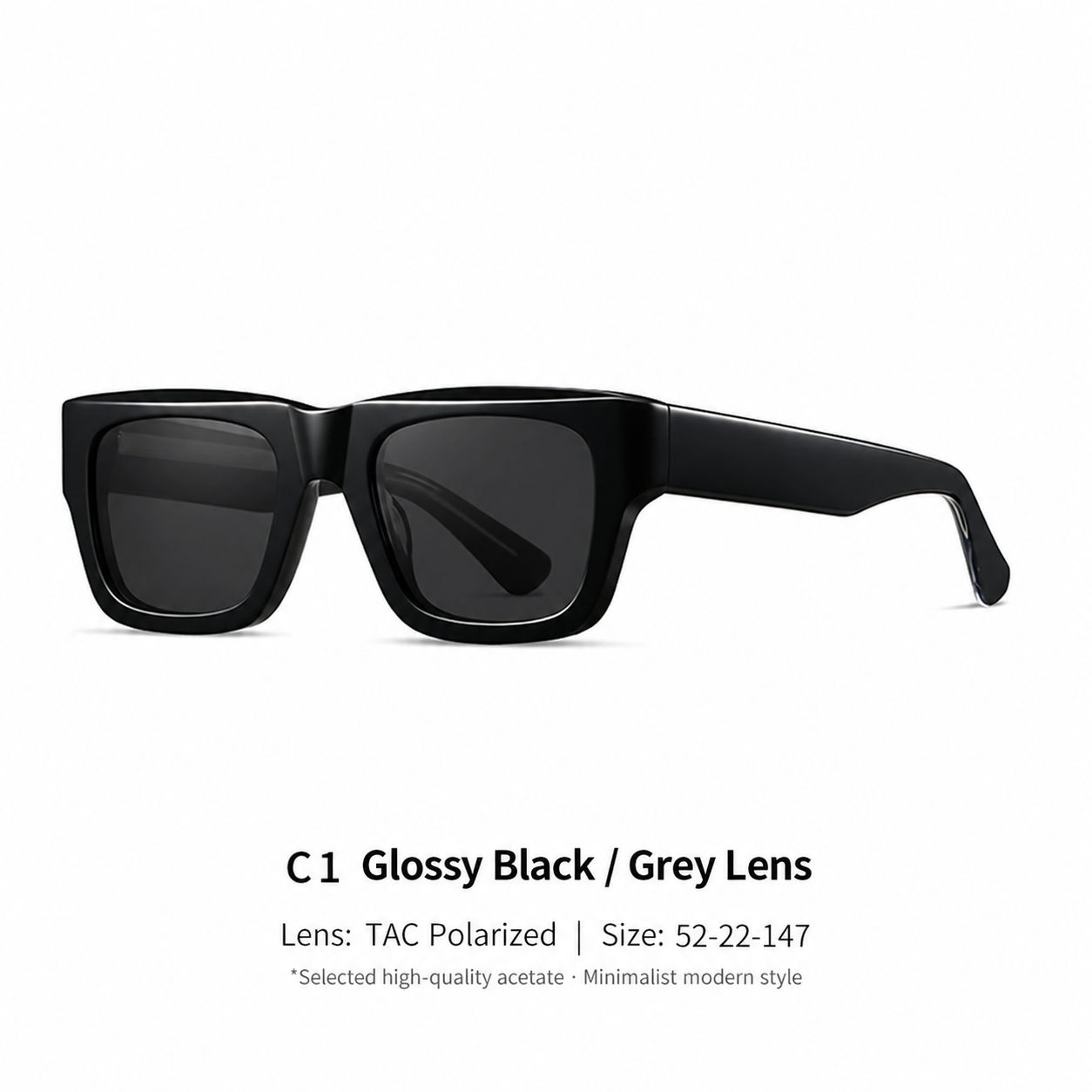 Eyeao Square Acetate Sunglasses S32245
