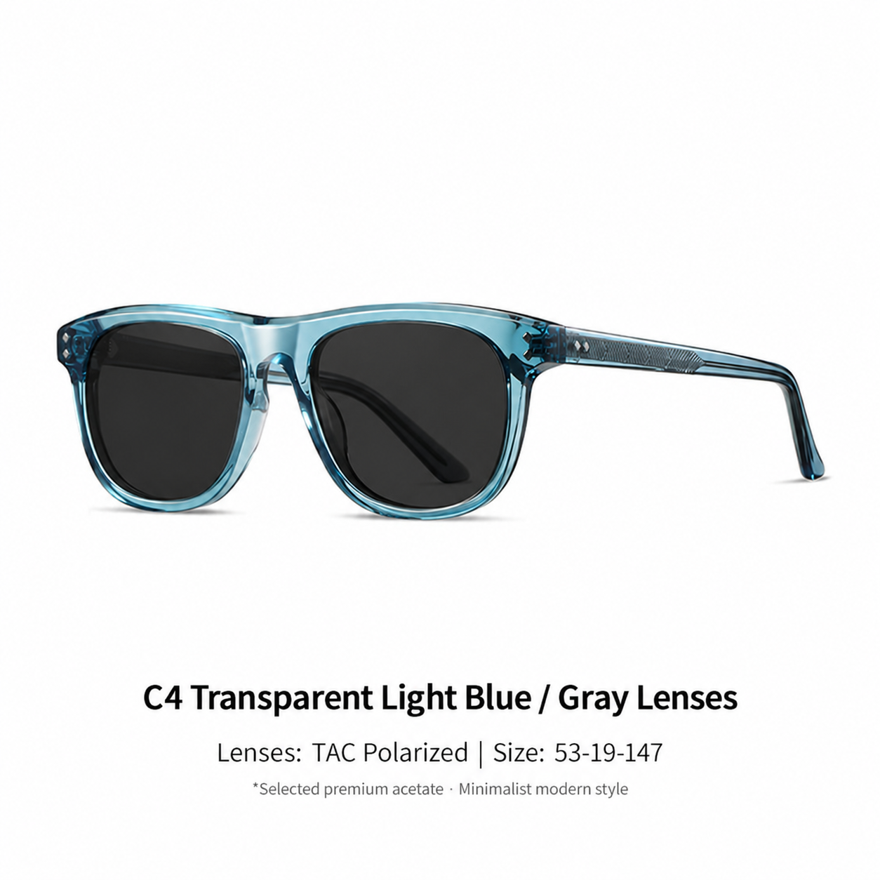 Eyeao Square Acetate UV400 Sunglasses S32242