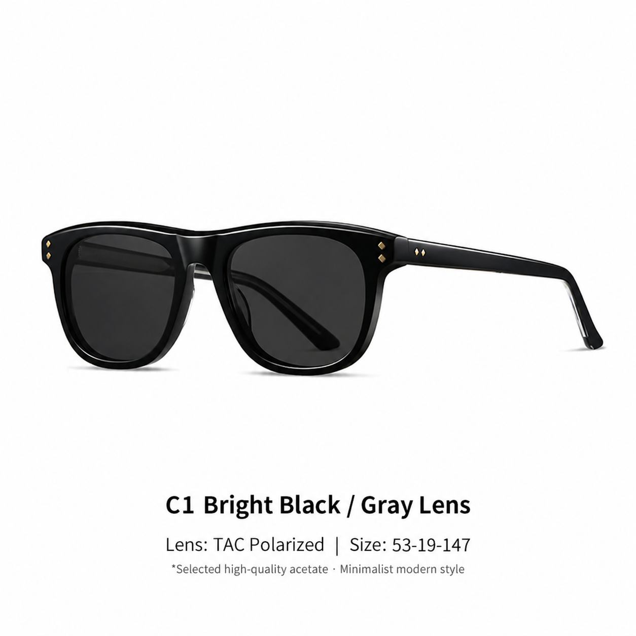Eyeao Square Acetate UV400 Sunglasses S32242