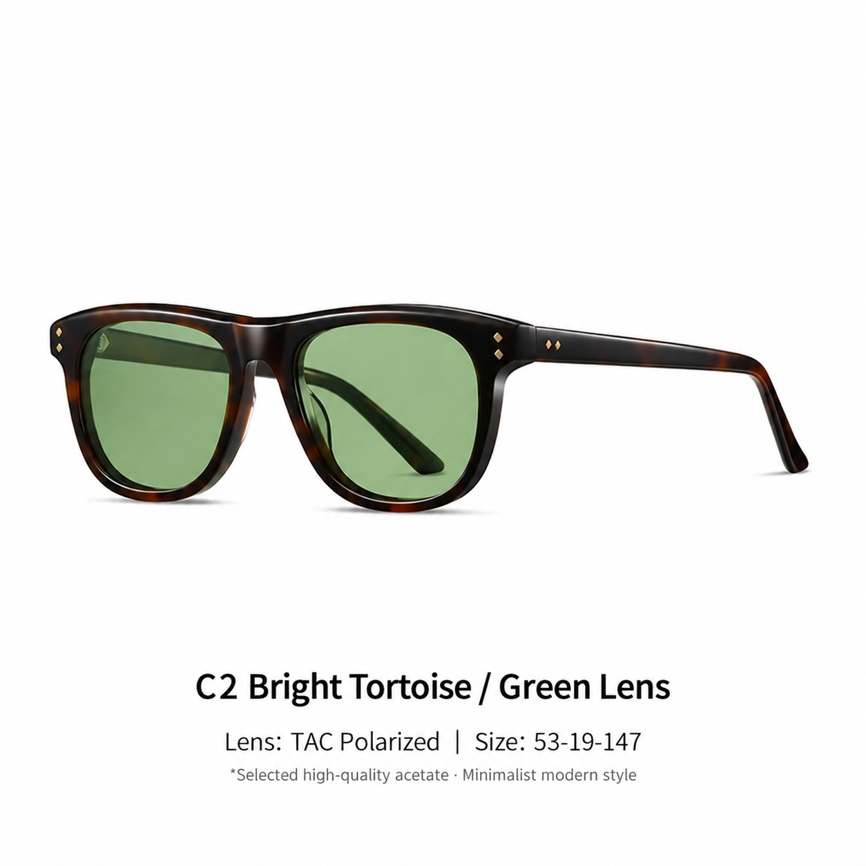 Eyeao Square Acetate UV400 Sunglasses S32242