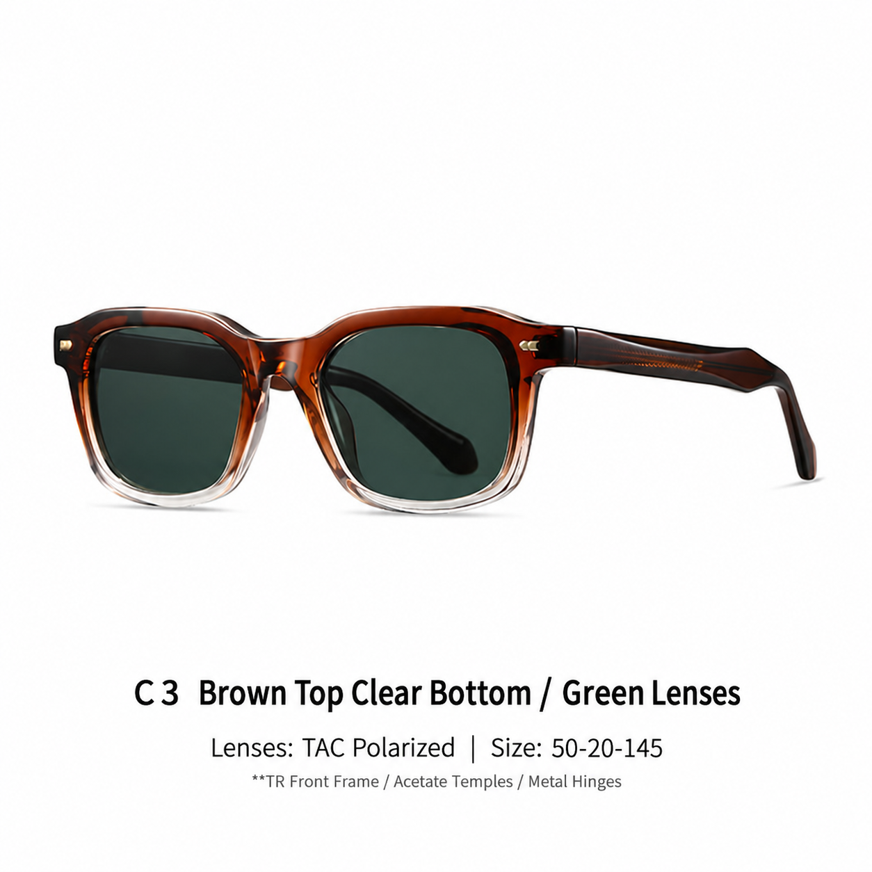 Eyeao Square Acetate Sunglasses S31241