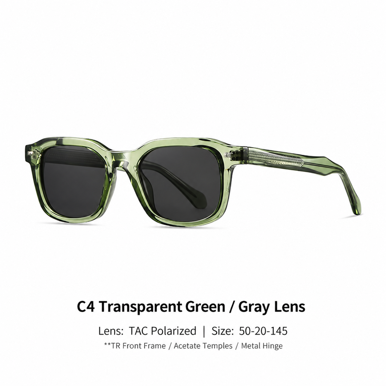 Eyeao Square Acetate Sunglasses S31241