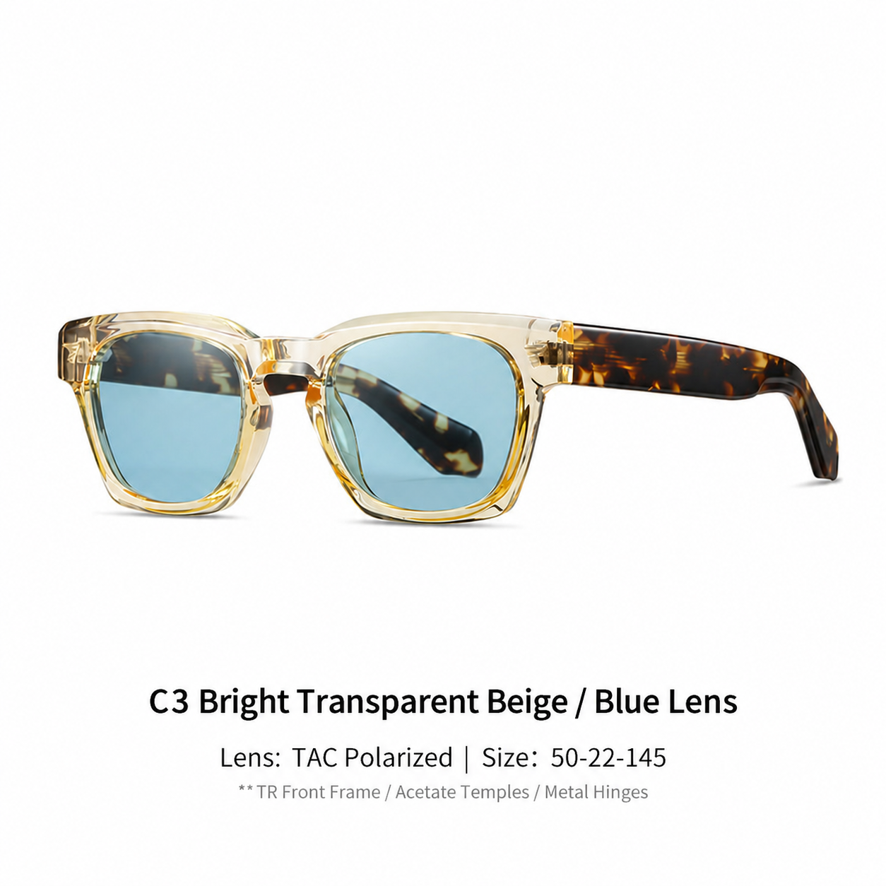 Eyeao Square Acetate Sunglasses S31245