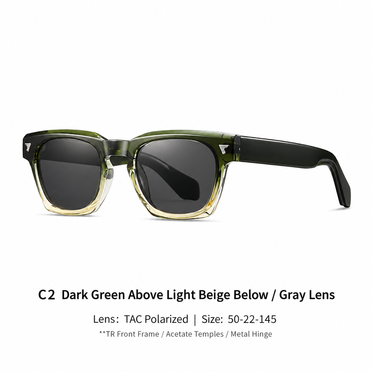 Eyeao Square Acetate Sunglasses S31245