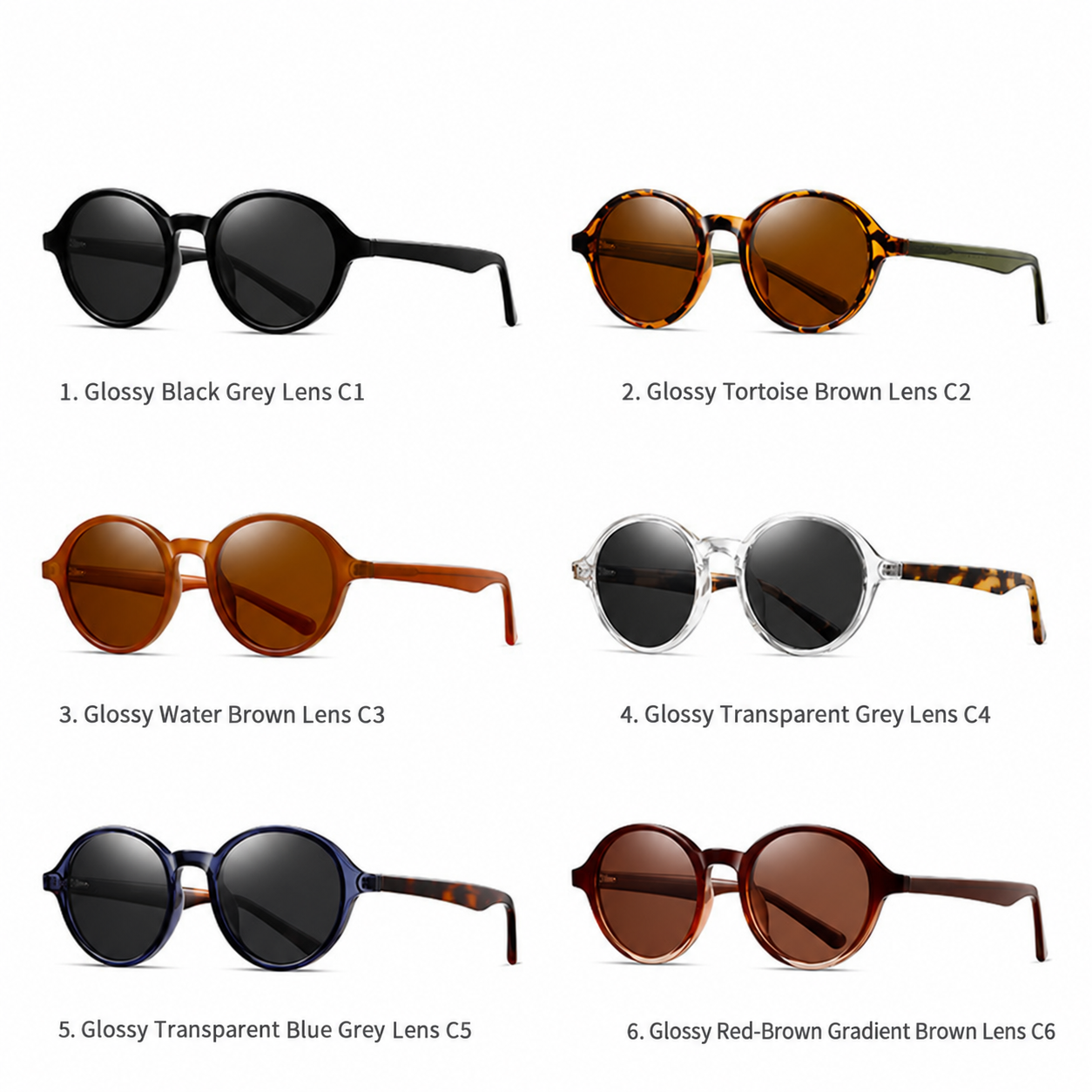 Eyeao Cat eye UV400 Polarized Sunglasses S31135