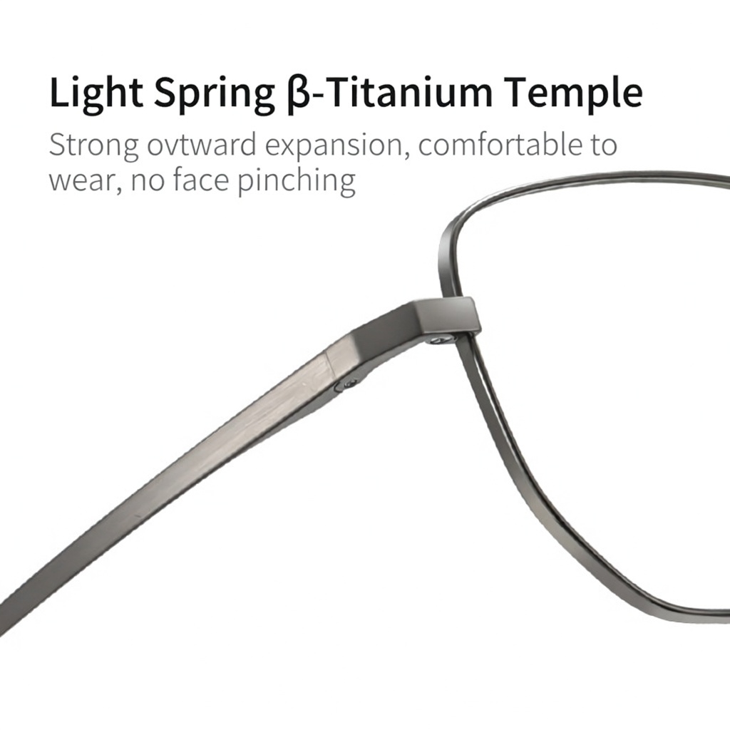 Eyeao Polygon Pure titanium LF9014
