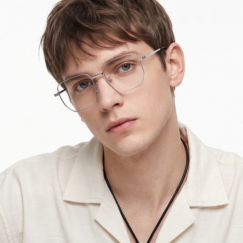 Eyeao Polygon Titanium Optical frames LF9029