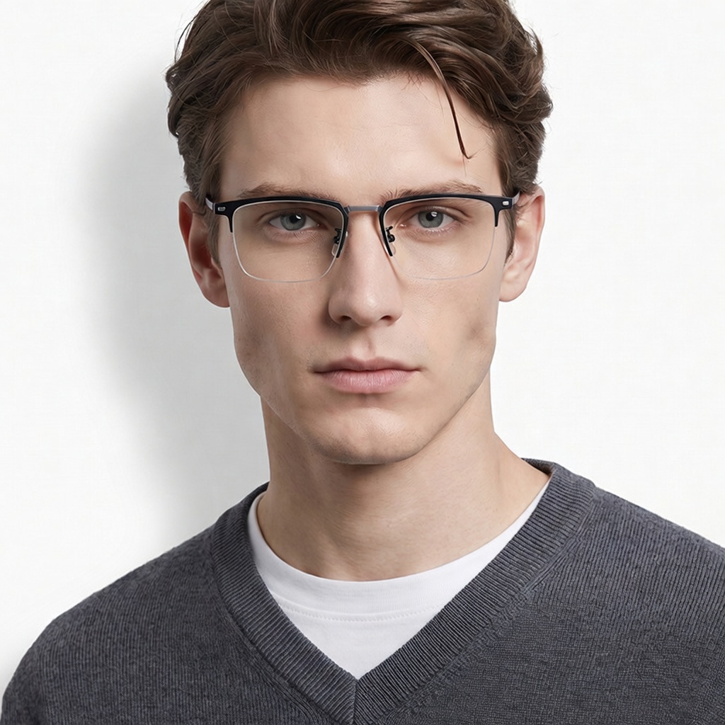 Eyeao Pure titanium Blue light blocking Optical frames LF9021