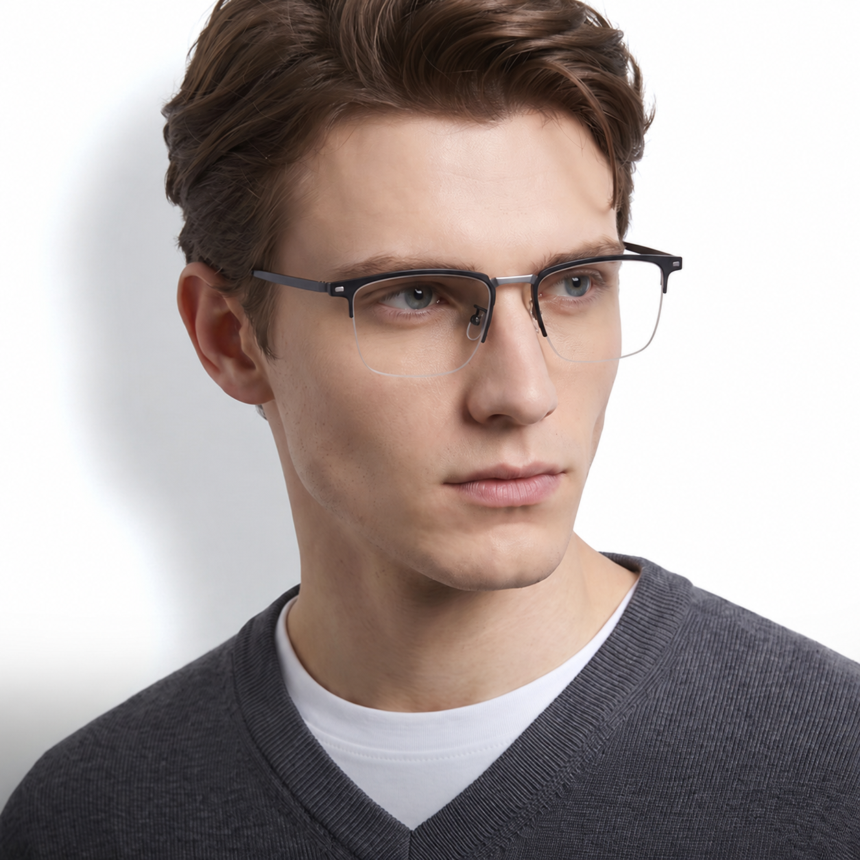 Eyeao Pure titanium Blue light blocking Optical frames LF9021