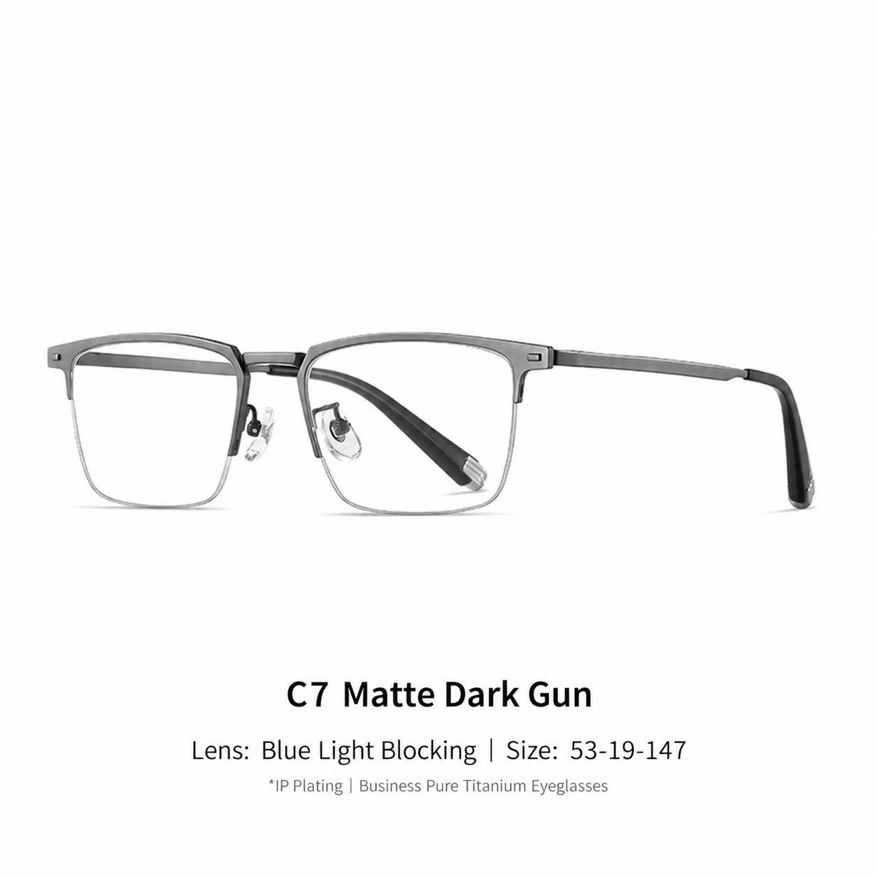 Eyeao Pure titanium Blue light blocking Optical frames LF9021