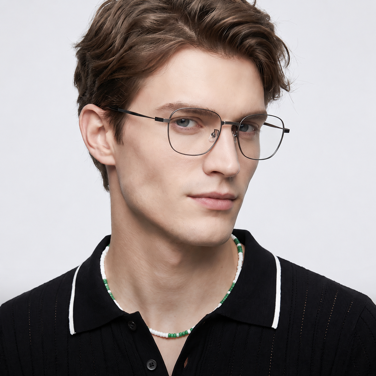 Eyeao Pure titanium Titanium Blue light blocking Optical frames LF9031