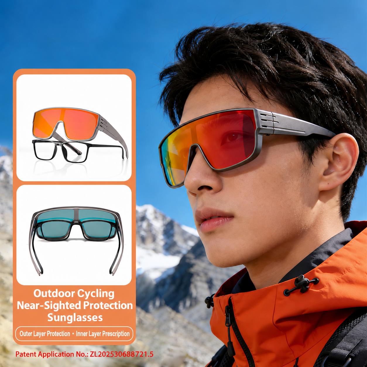 Eyeao UV400 Windproof Sports sunglasses S18204