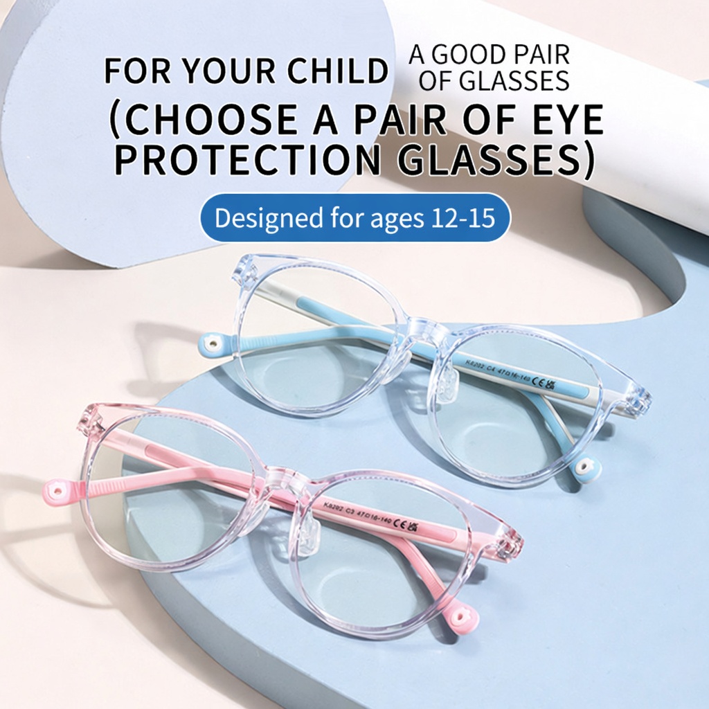 Eyeao Oval Silica gel Optical frames K8202