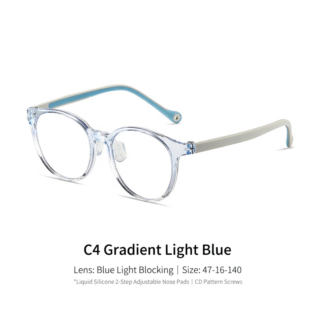 Eyeao Oval Silica gel Optical frames K8202