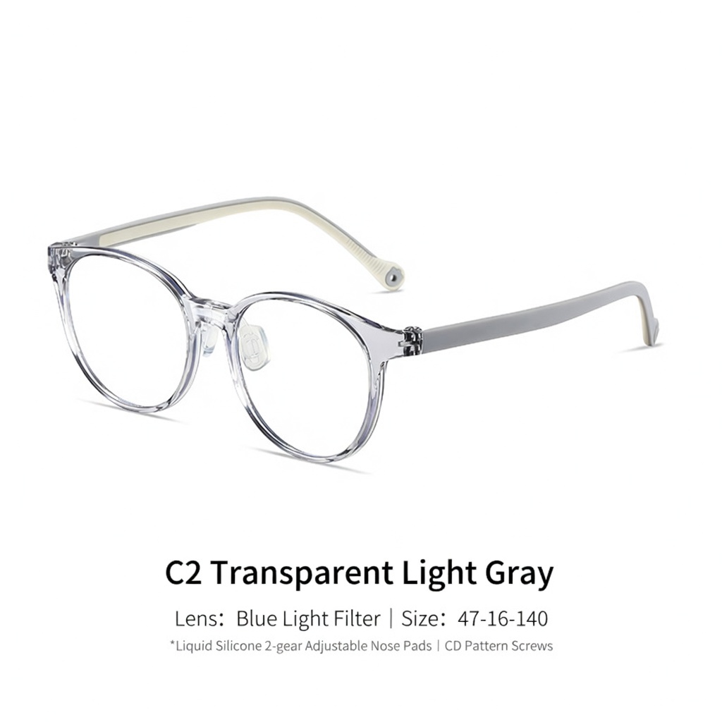 Eyeao Oval Silica gel Optical frames K8202