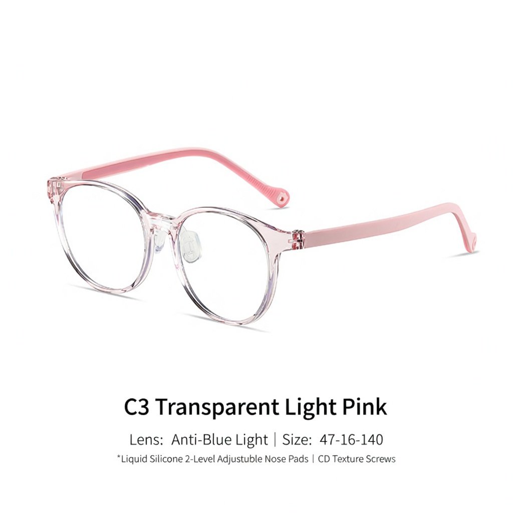 Eyeao Oval Silica gel Optical frames K8202