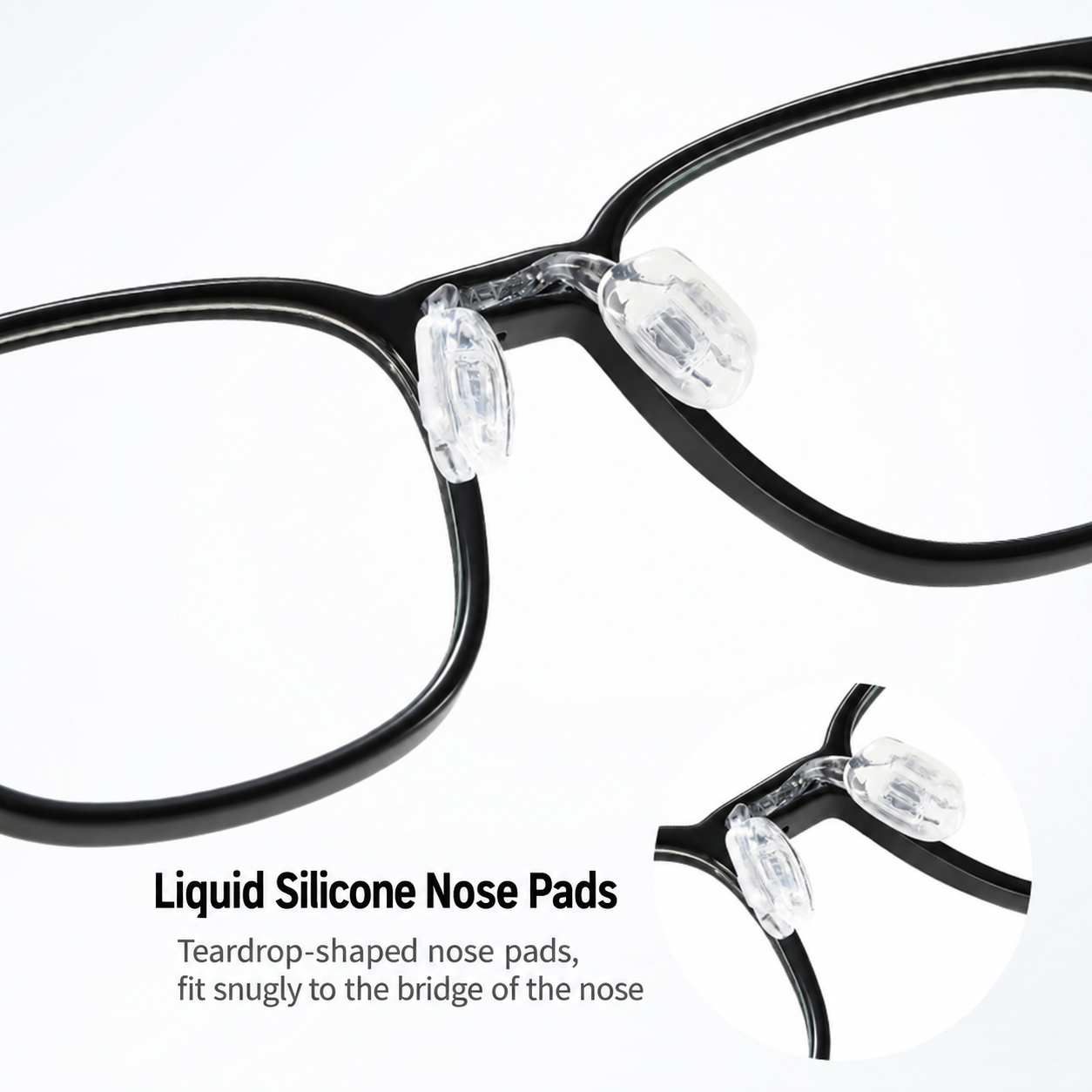 Eyeao Silica gel Blue light blocking Optical frames K8206