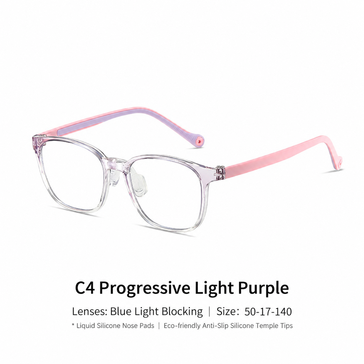 Eyeao Silica gel Blue light blocking Optical frames K8206