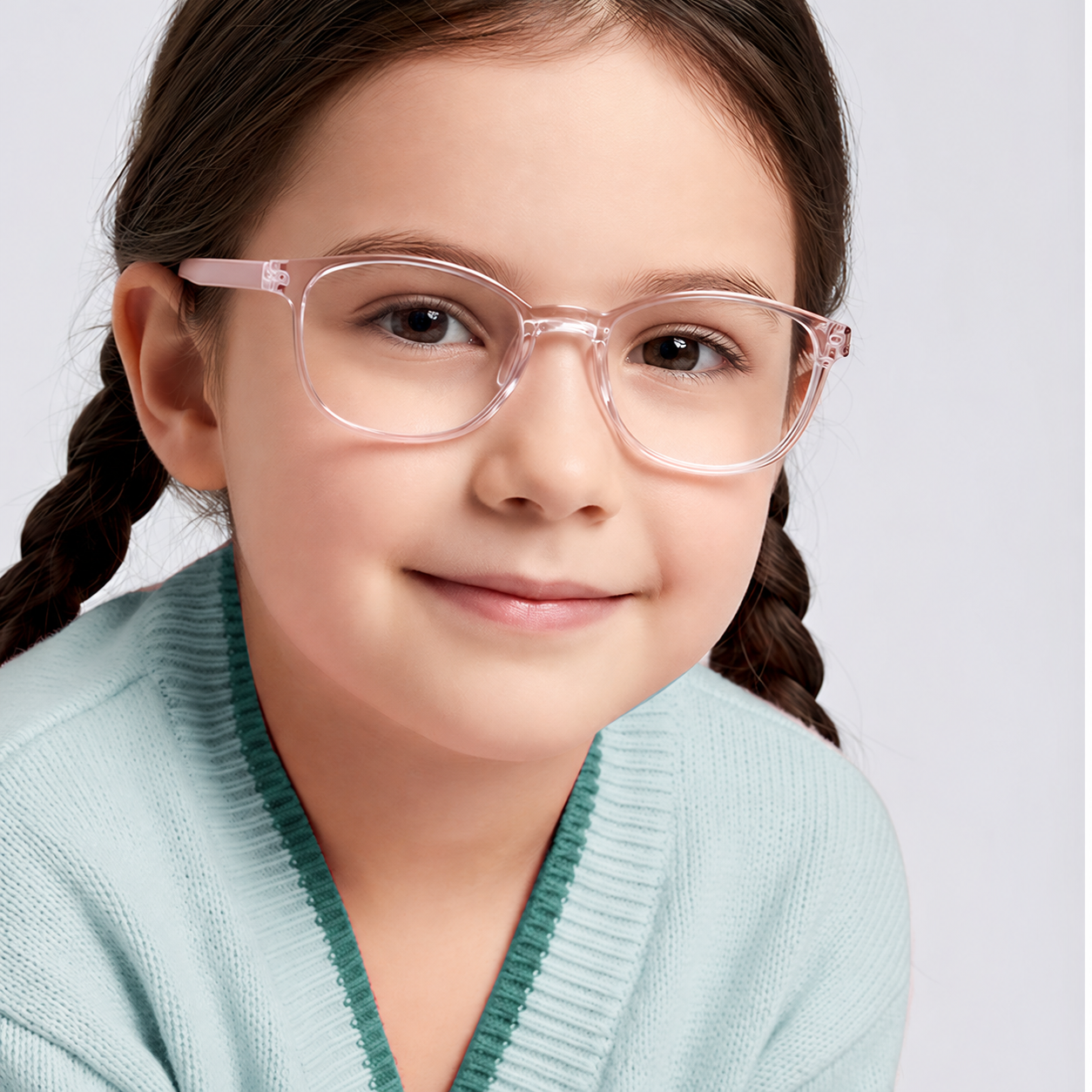 Eyeao Silica gel Blue light blocking Optical frames K8201