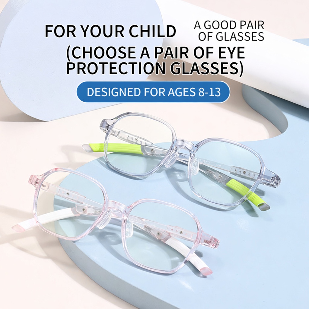 Eyeao Silica gel Blue light blocking UV400 Optical frames K8215