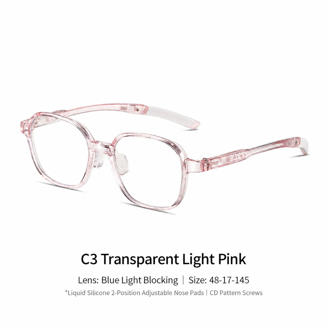 Eyeao Silica gel Blue light blocking UV400 Optical frames K8215
