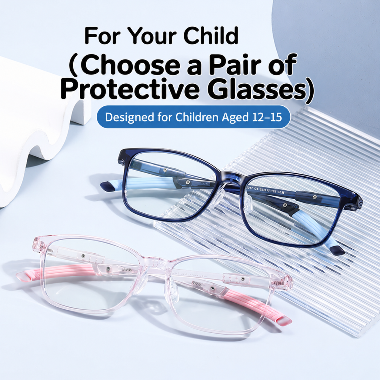 Eyeao Silica gel Blue light blocking Optical frames K8217