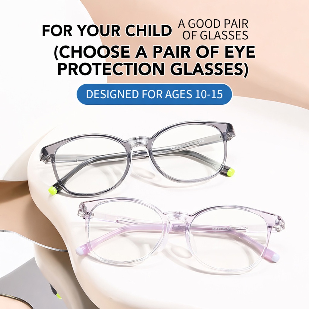 Eyeao Silica gel Blue light blocking Optical frames K8222