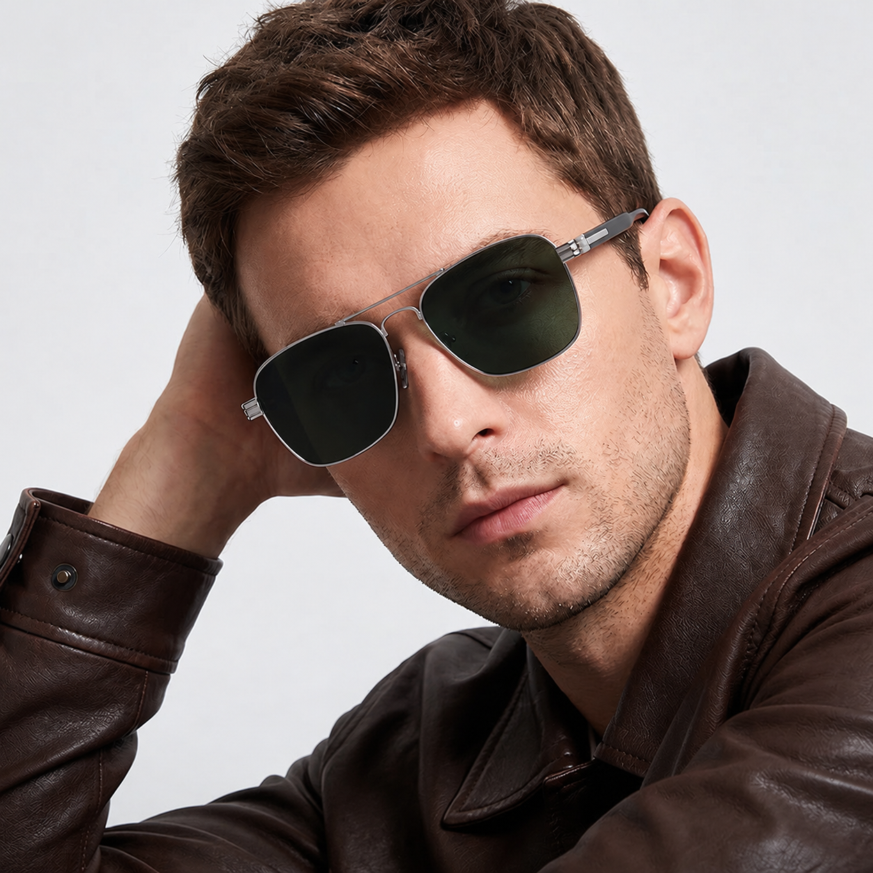 Eyeao Metal UV400 Sunglasses S15223