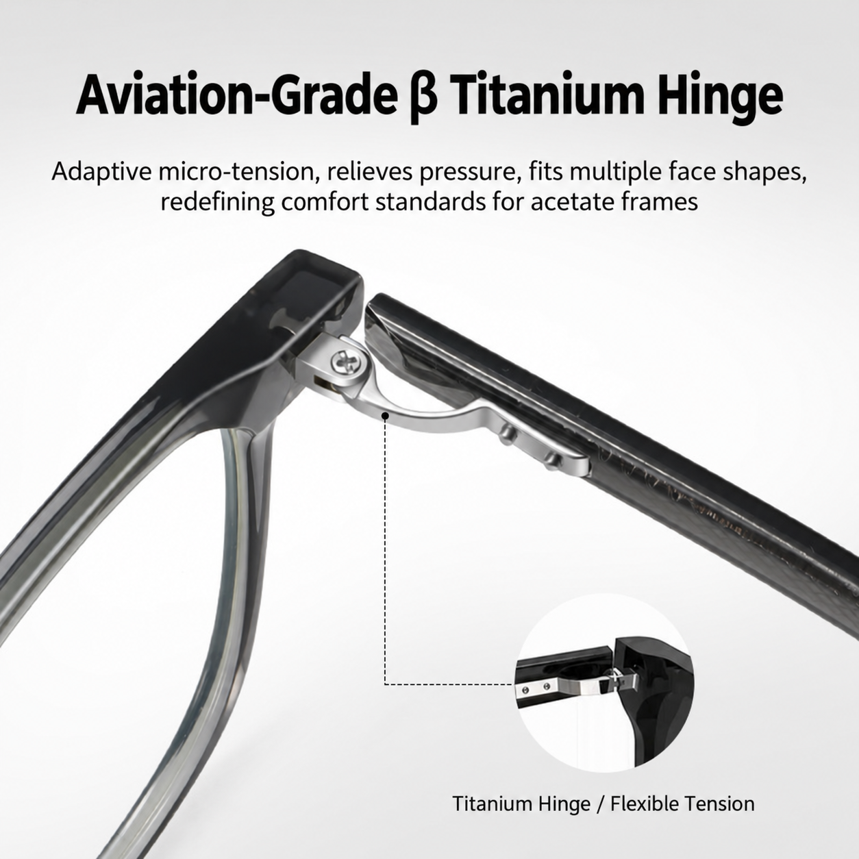 Eyeao Oval Blue light blocking Optical frames TR4001