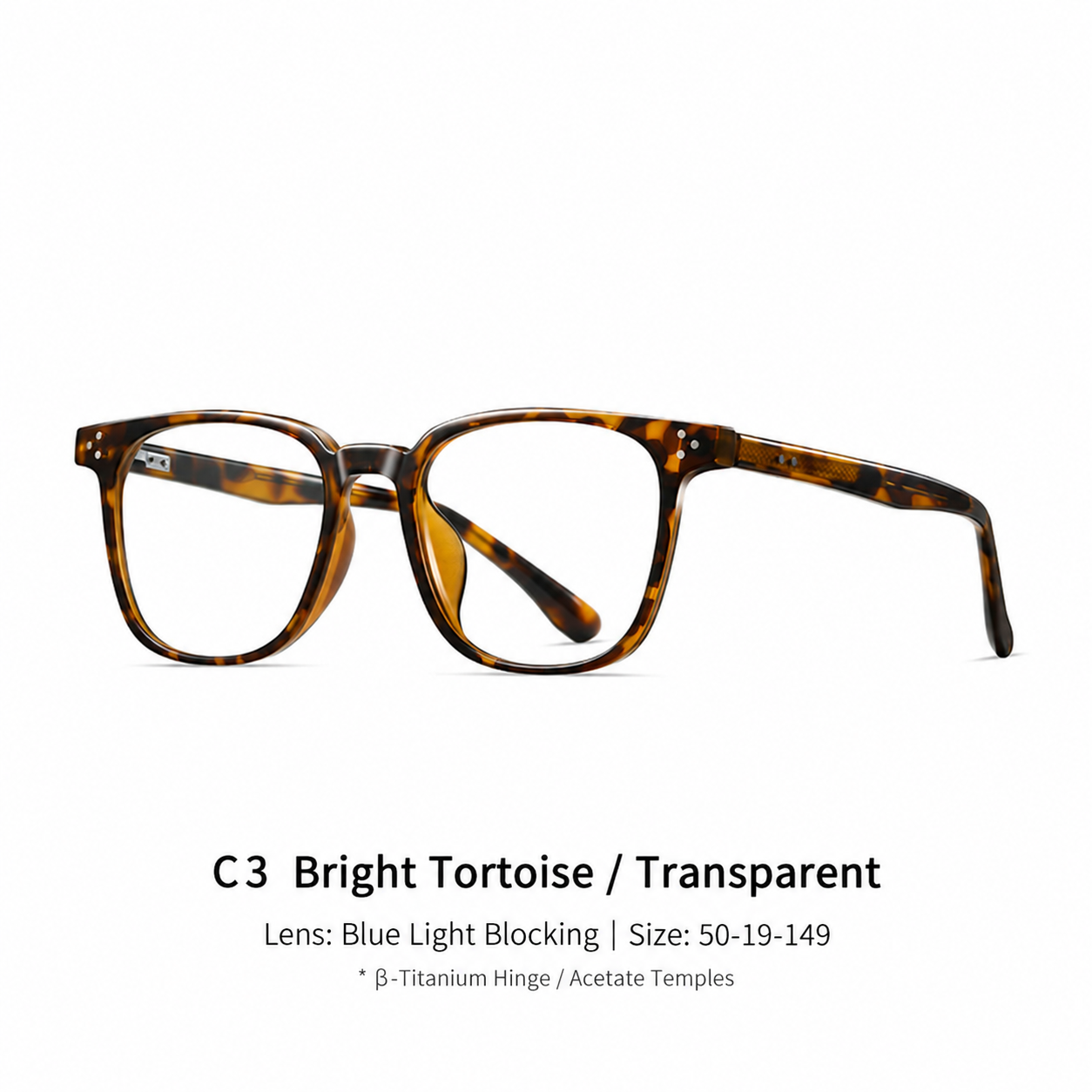 Eyeao Oval Blue light blocking Optical frames TR4001
