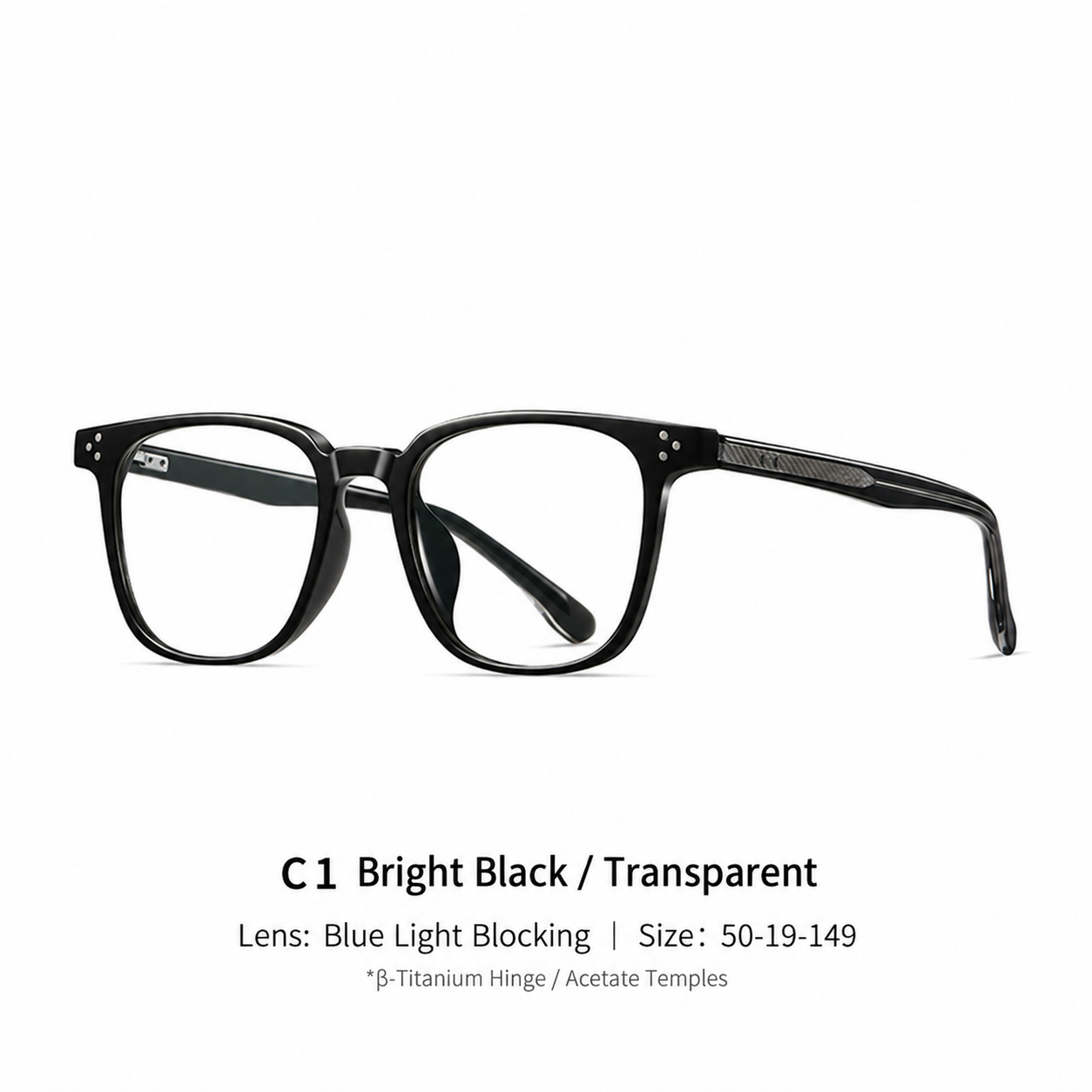 Eyeao Oval Blue light blocking Optical frames TR4001