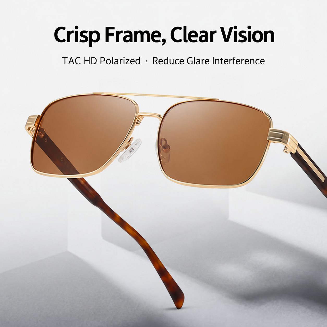 Eyeao Metal Acetate Polarized Sunglasses S15221