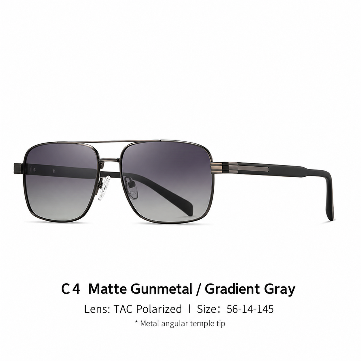 Eyeao Metal Acetate Polarized Sunglasses S15221