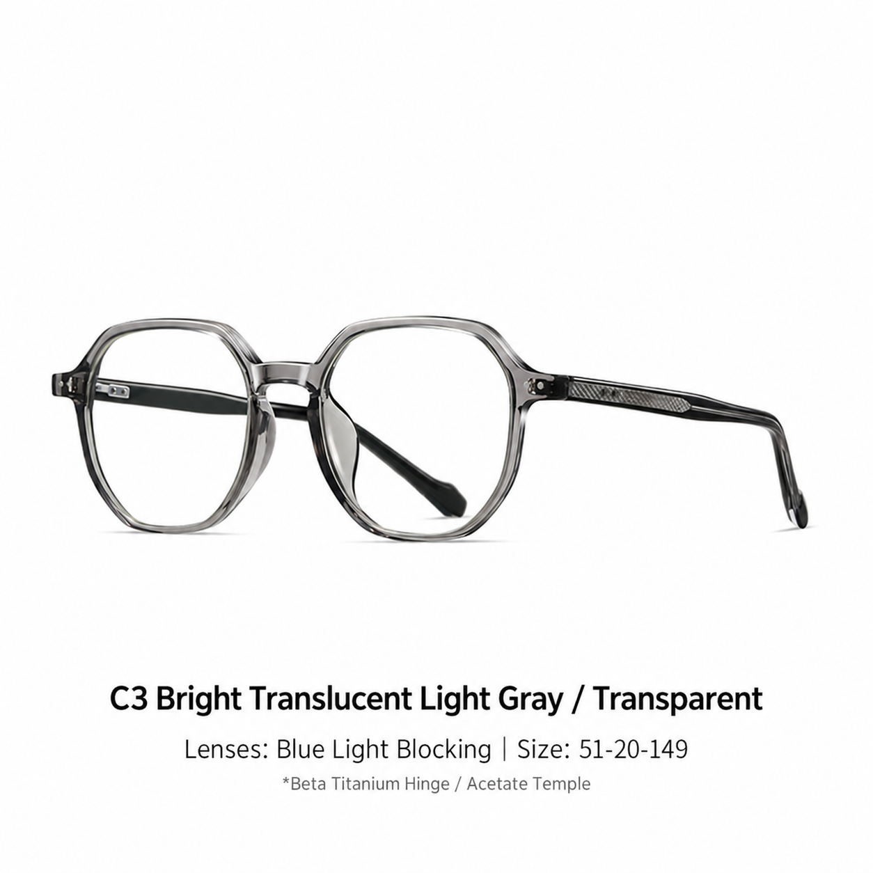 Eyeao Acetate Blue light blocking Optical frames TR4005