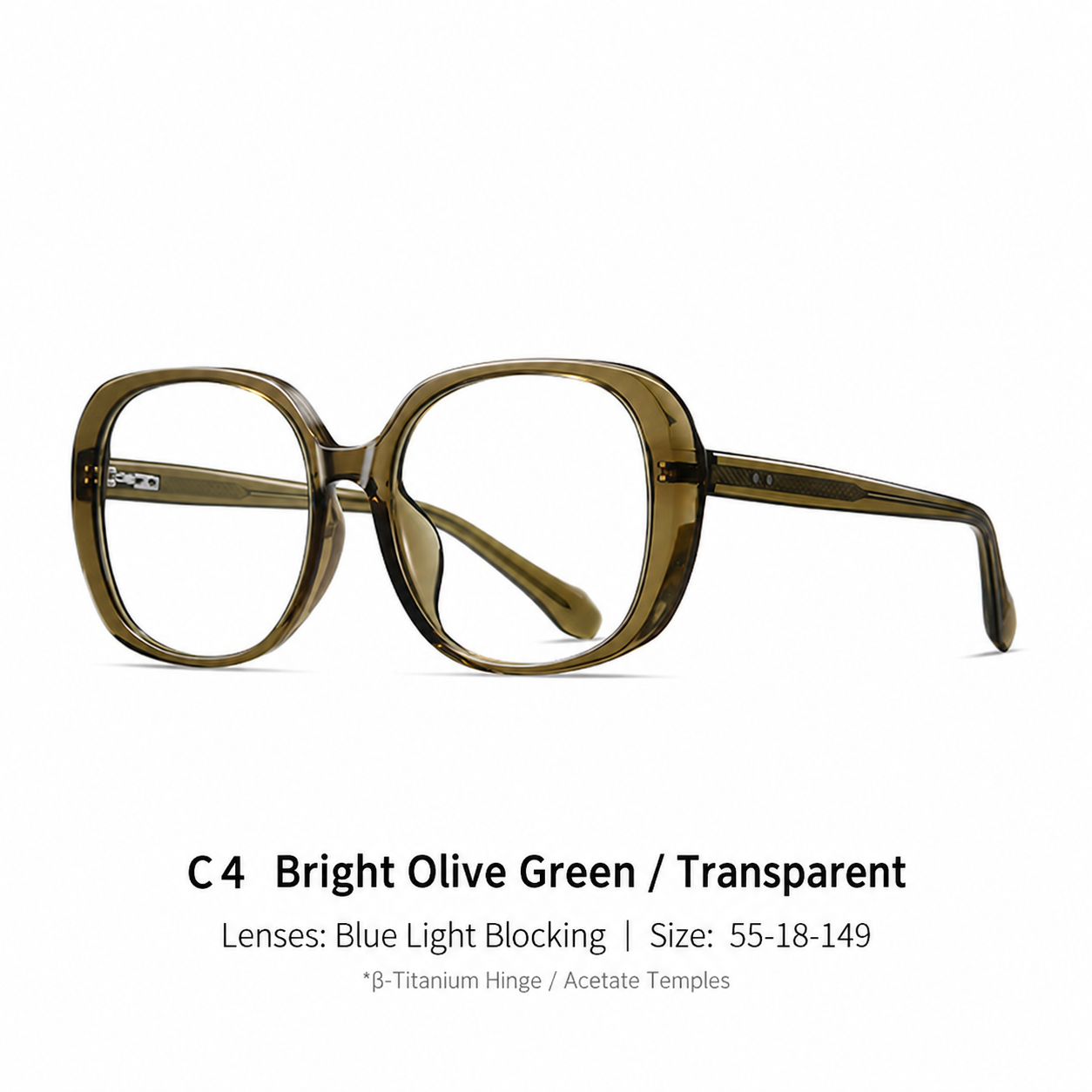 Eyeao Acetate Blue light blocking Optical frames TR4006